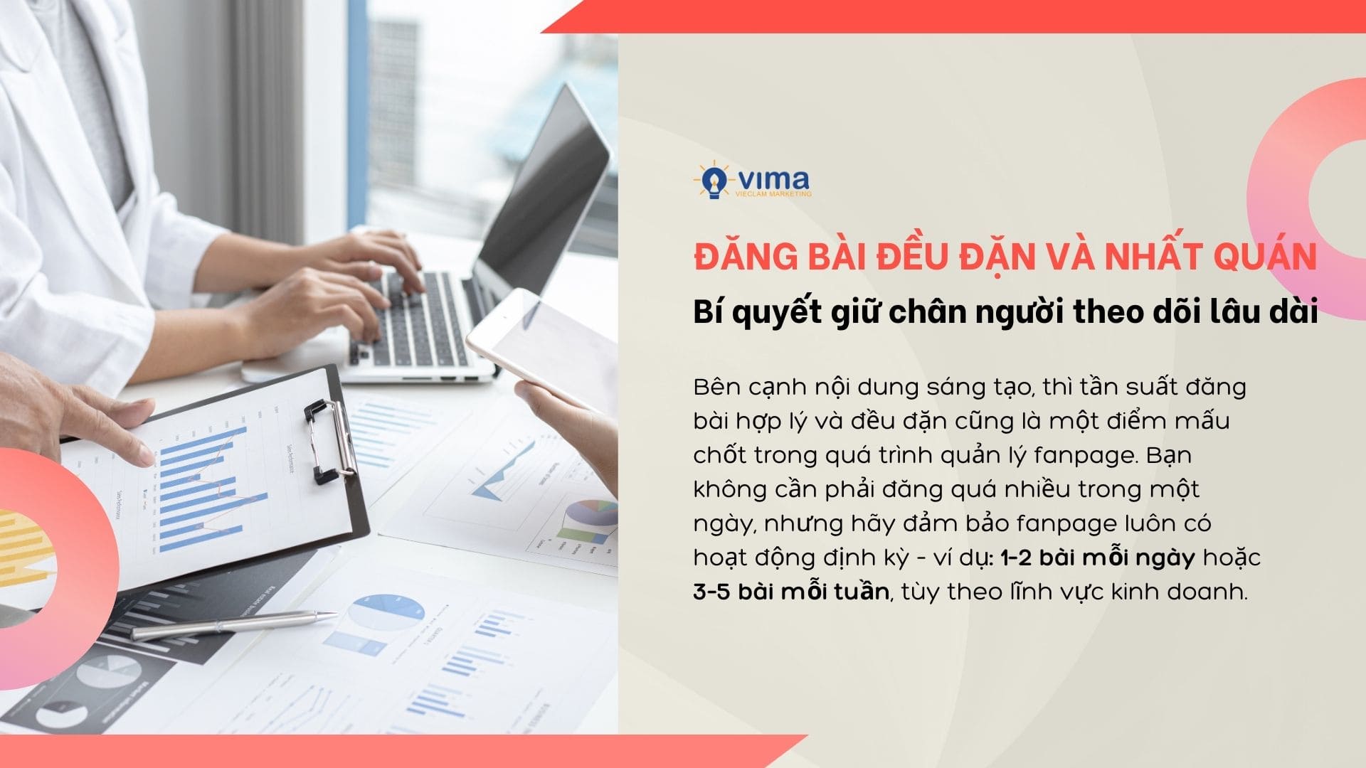 Đăng bài đều đặn và nhất quán – bí quyết giữ chân người theo dõi lâu dài