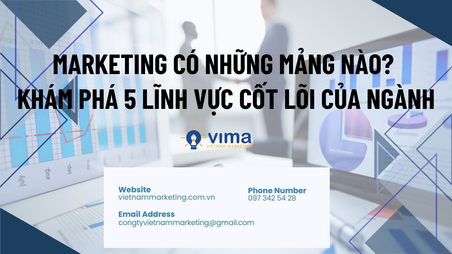 Marketing có những mảng nào? Khám phá 5 lĩnh vực cốt lõi của ngành