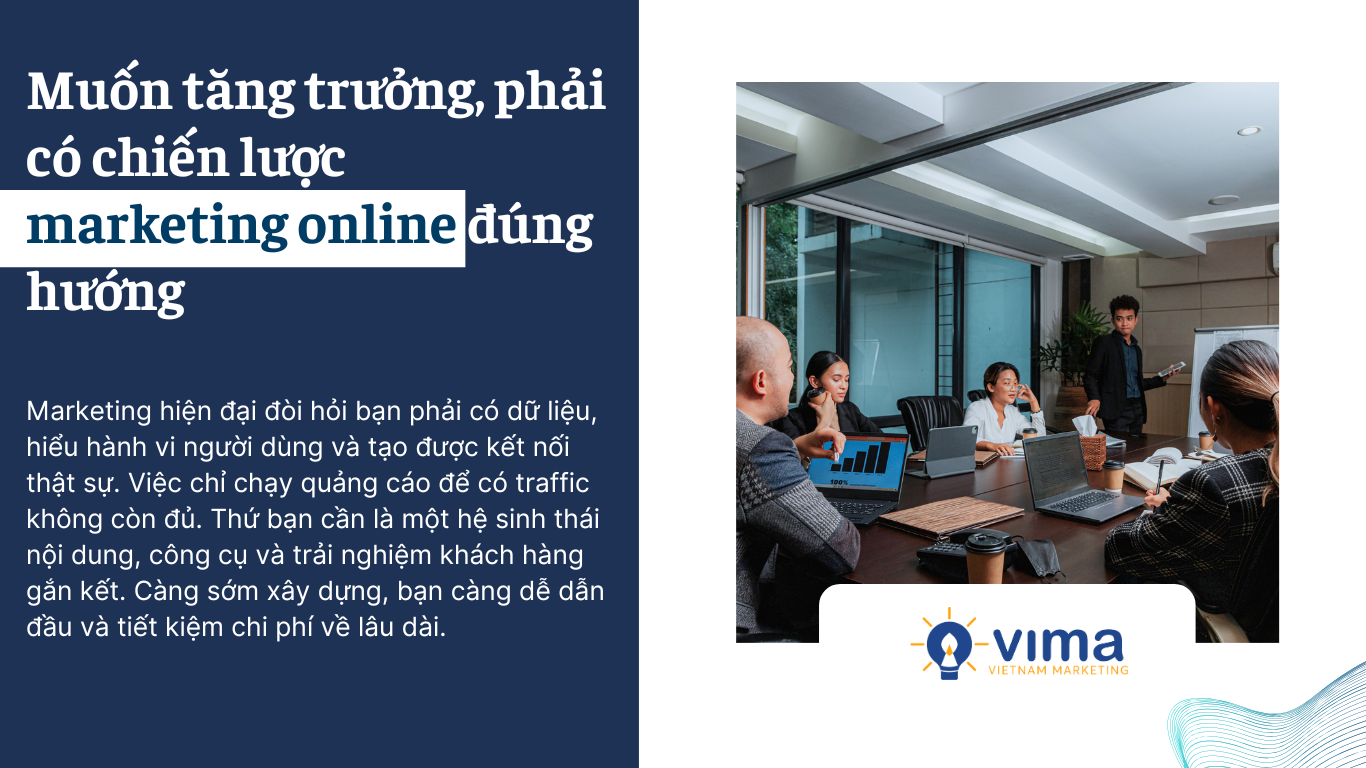 Muốn tăng trưởng, phải có chiến lược marketing online đúng hướng