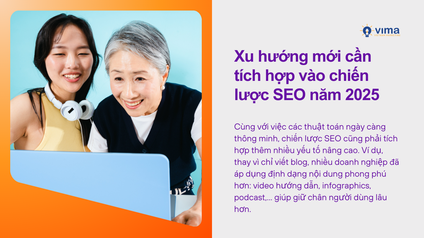 Xu hướng mới cần tích hợp vào chiến lược SEO năm 2025