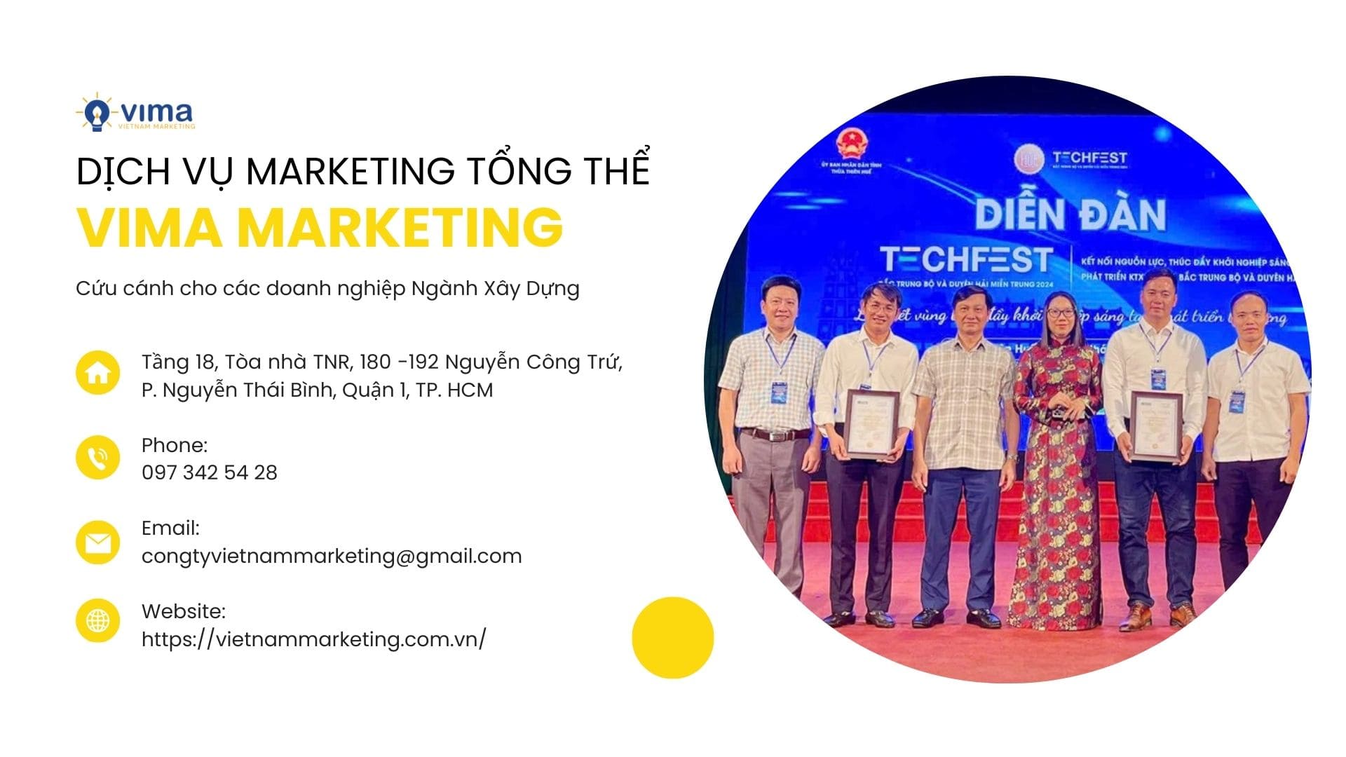Dịch vụ Marketing Tổng Thể của VIMA Marketing - “Cứu cánh” cho các doanh nghiệp ngành Xây Dựng