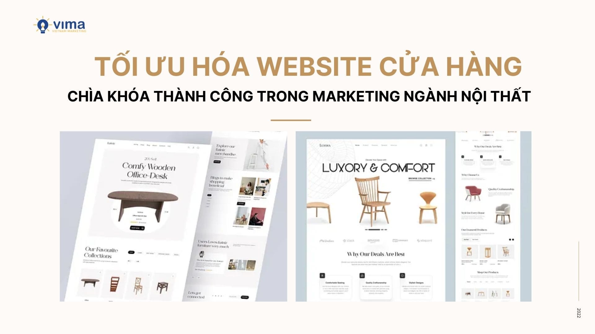 Tối ưu hóa website cửa hàng – Chìa khóa thành công trong Marketing Ngành Nội Thất