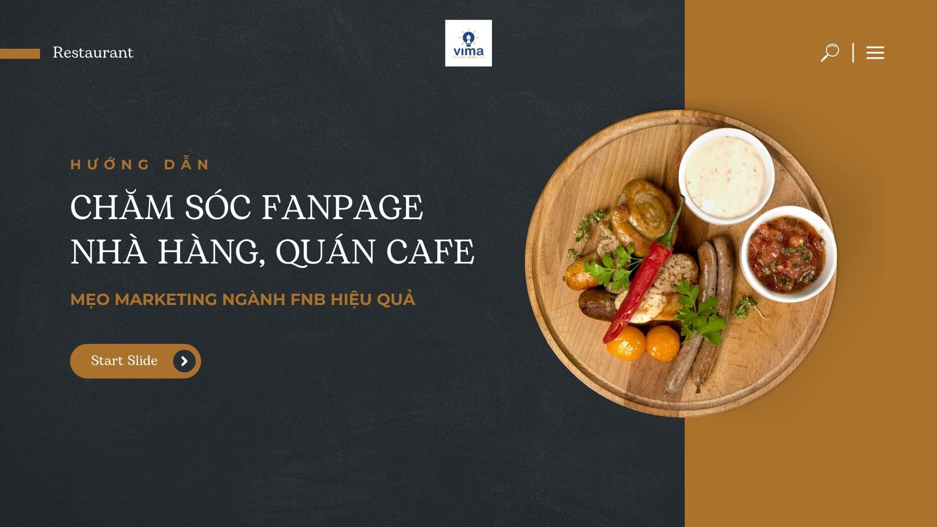Chăm sóc fanpage nhà hàng, quán cafe