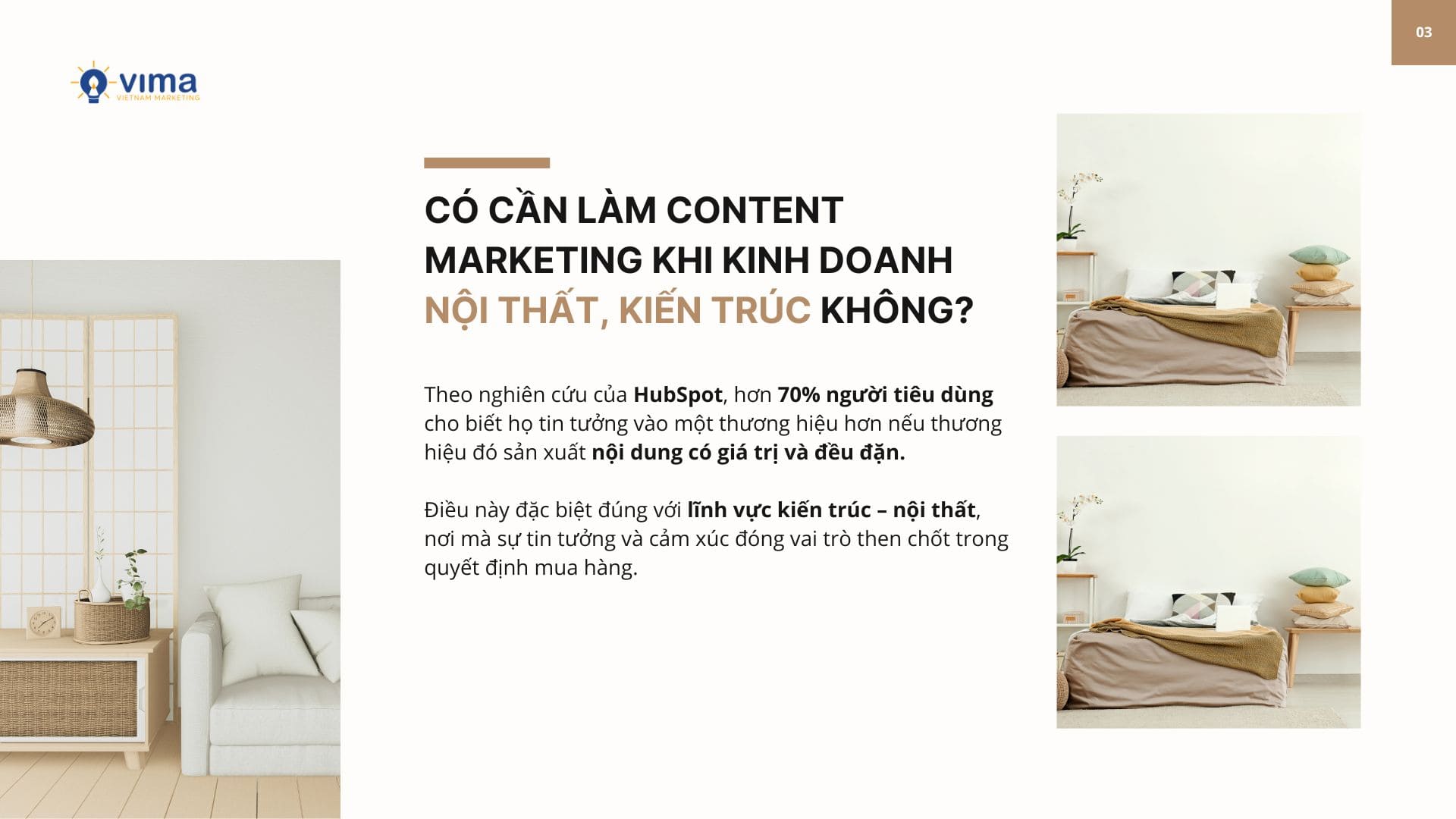 Có cần làm Content Marketing khi kinh doanh Nội Thất, Kiến Trúc không?
