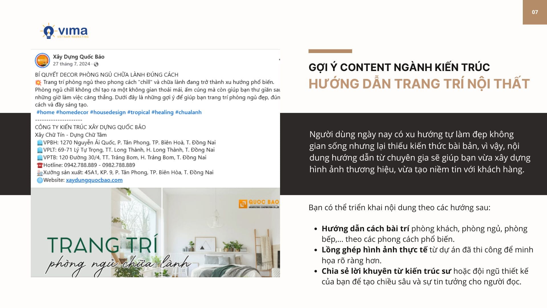 Nội dung dạng Hướng dẫn trang trí nội thất