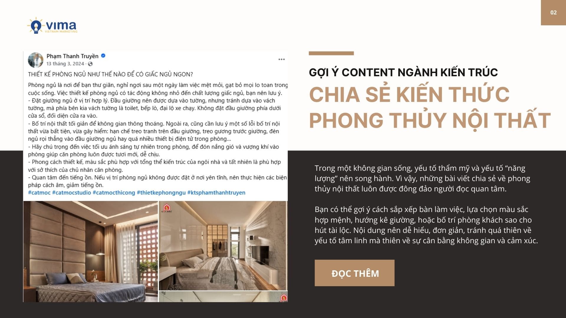 Nội dung chia sẻ kiến thức phong thủy nội thất