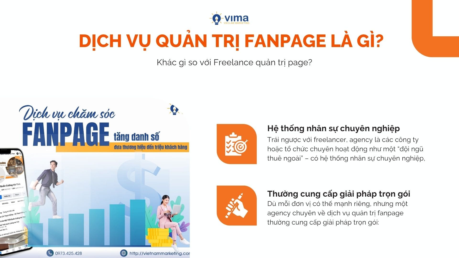 Dịch vụ quản lý fanpage do đơn vị chuyên nghiệp thường mang lại hiệu quả cao hơn
