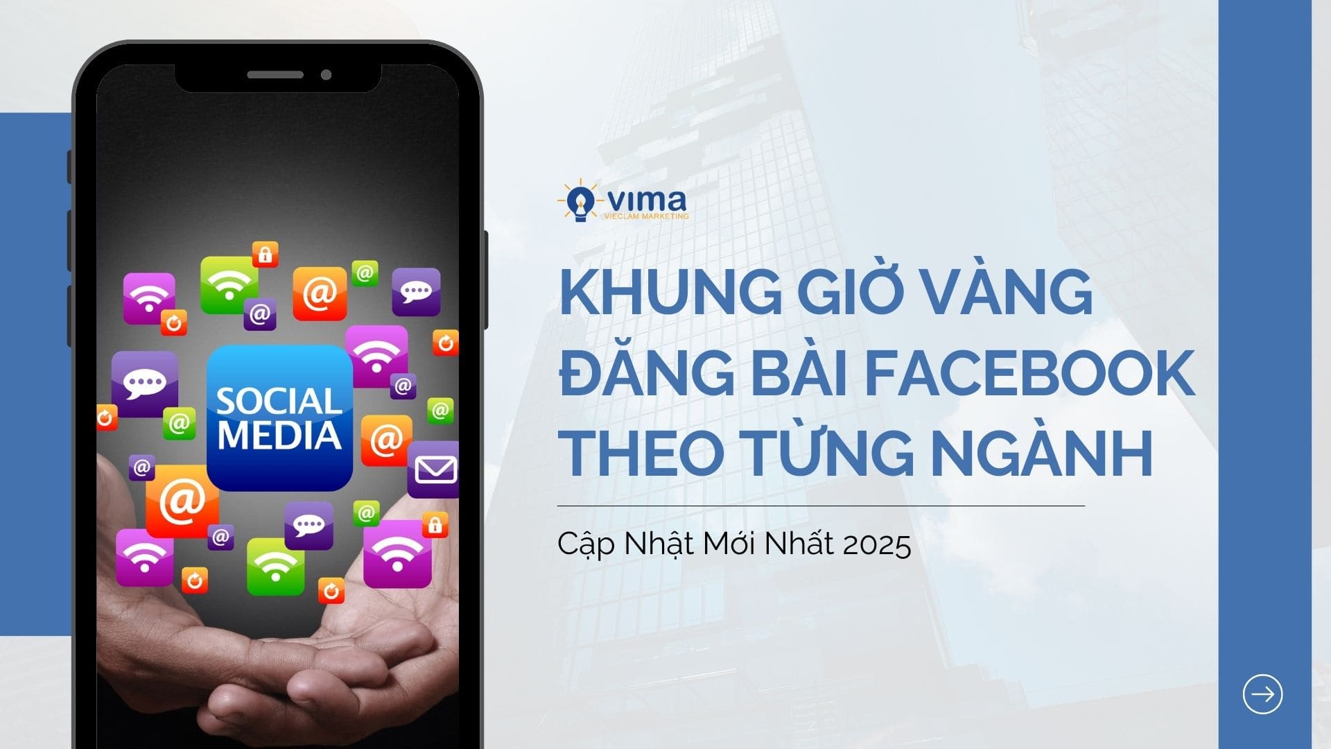 Khung giờ vàng đăng bài Facebook theo từng ngành nghề 2025