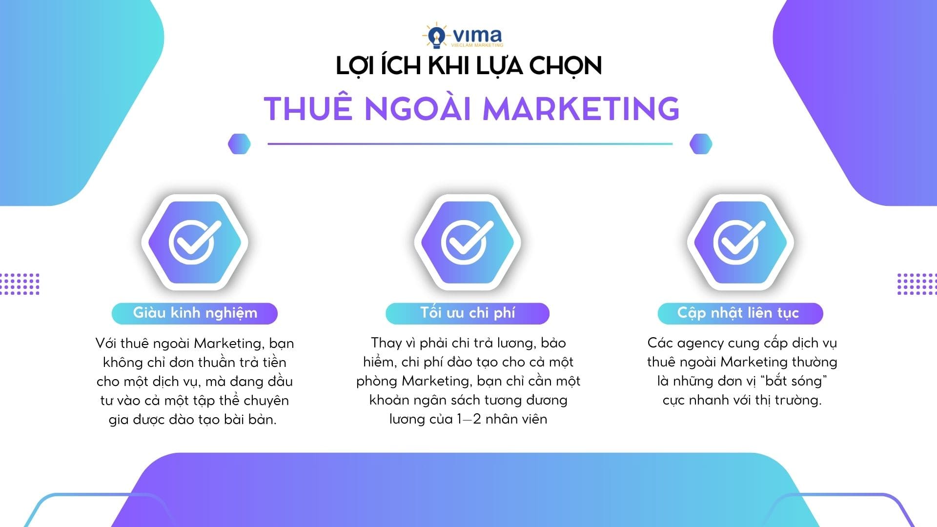 Lợi ích khi doanh nghiệp lựa chọn thuê ngoài Marketing