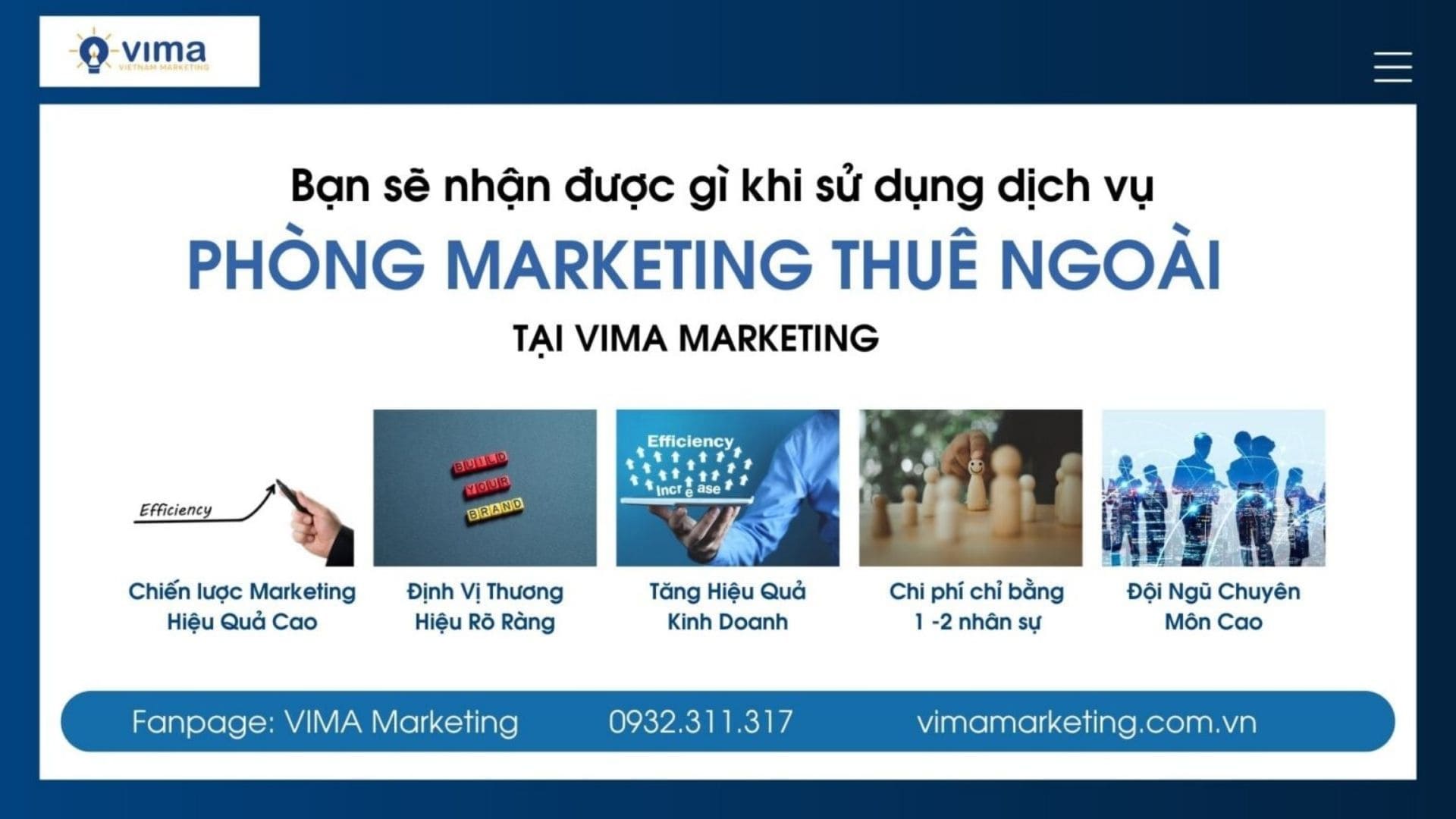 VIMA Marketing – Giải pháp Marketing thuê ngoài toàn diện cho doanh nghiệp hiện đại