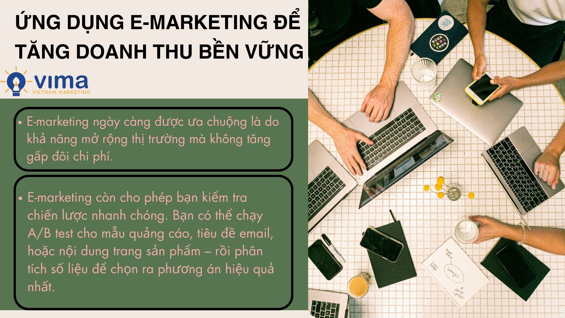Ứng dụng E-marketing để tăng doanh thu bền vững