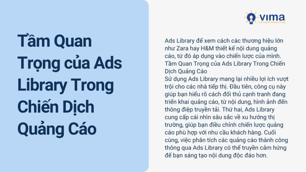 Tầm Quan Trọng của Ads Library Trong Chiến Dịch Quảng Cáo