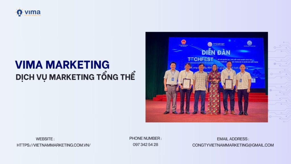 Dịch vụ marketing tổng thể của VIMA Marketing - Chìa khóa tăng trưởng vượt trội của doanh nghiệp