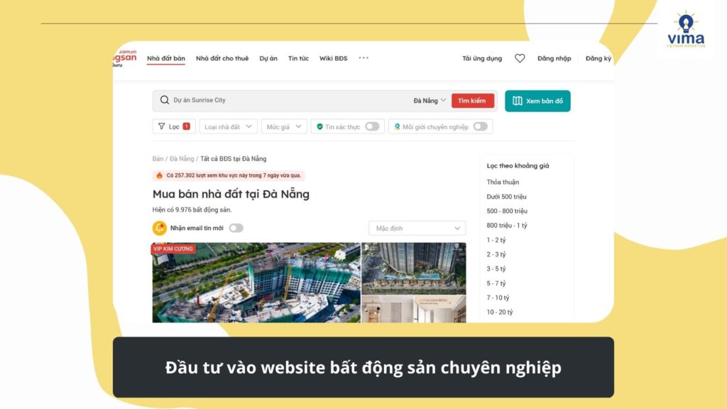 Website được xem như là "mặt tiền", giúp tăng độ uy tín khi chạy quảng cáo