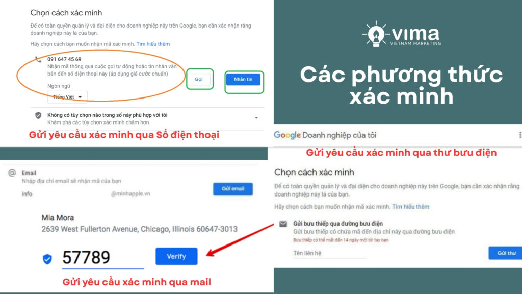 Xác minh không phải lúc nào cũng cho bạn chọn phương thức – gửi sai hoặc lặp lại nhiều lần dễ bị khóa xác minh vĩnh viễn.