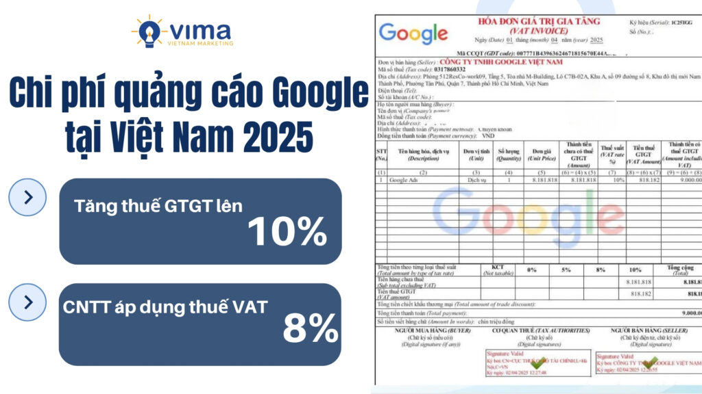 Ngân sách quảng cáo Google tại Việt Nam 2025 thay đổi mạnh vì thuế mới và chính sách nội địa hóa.