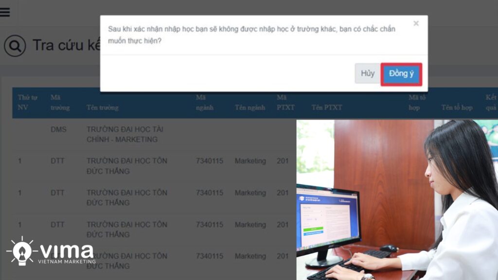 Thí sinh đã trúng tuyển cần nhanh chóng xác nhận nhập học trước 17h ngày 30/8/2025 để không mất cơ hội dù đã đủ điểm.