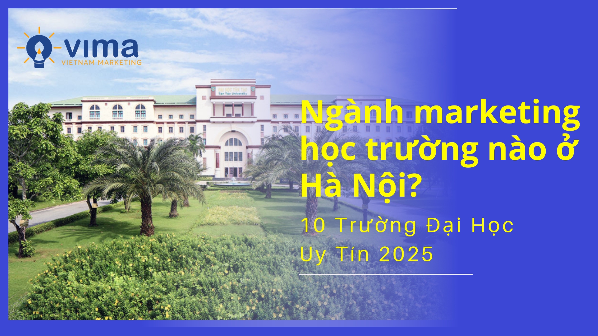 Ngành Marketing học trường nào ở Hà Nội