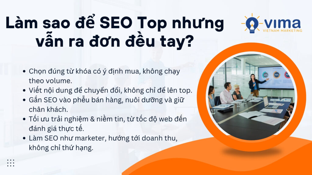 Lên hạng không đủ, phải nhắm đúng người và tối ưu chuyển đổi mới ra đơn.