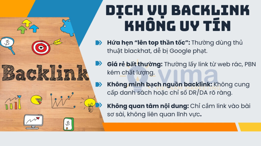 Giải pháp xây dựng liên kết kém uy tín thường rẻ bất thường, thiếu minh bạch và chất lượng thấp.