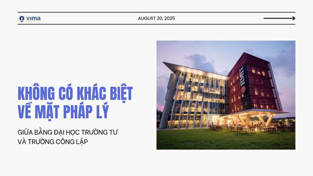 Học trường tư không hề ảnh hưởng đến việc xin việc, du học.. sau này