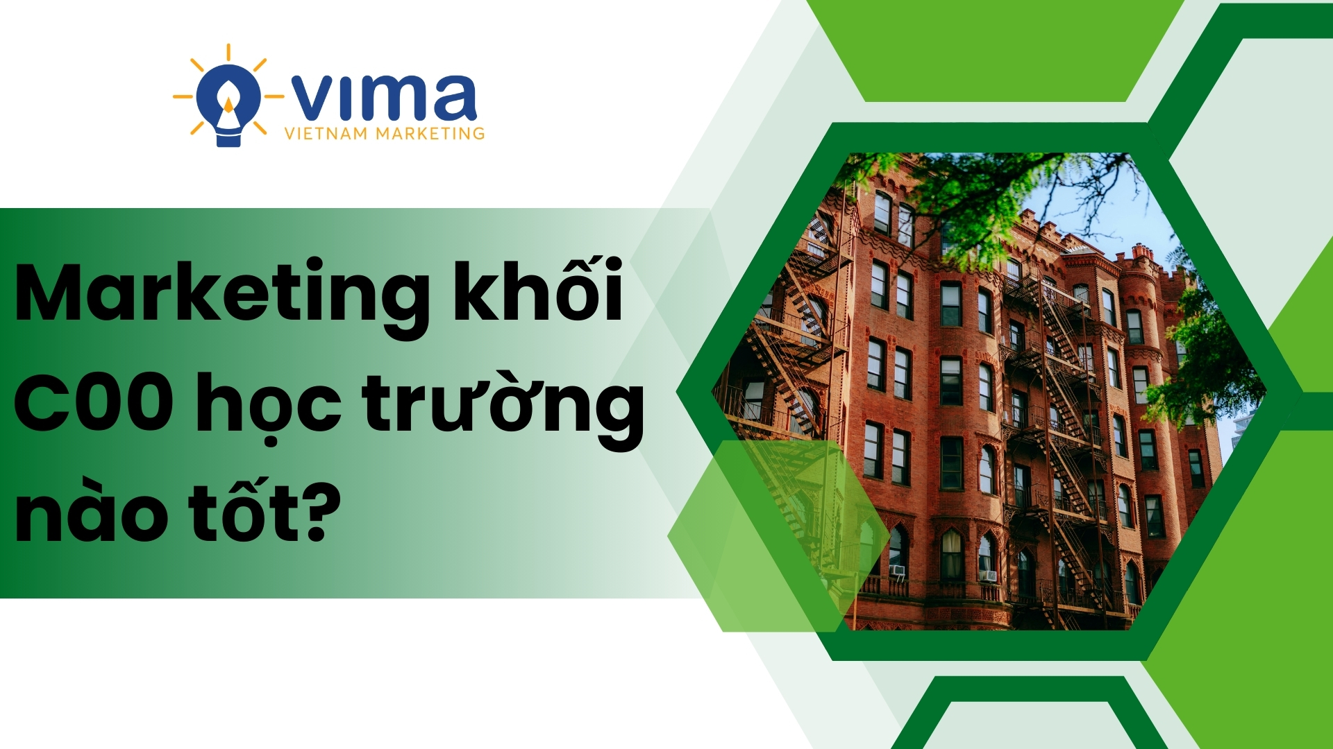 marketing khối c00 học trường nào