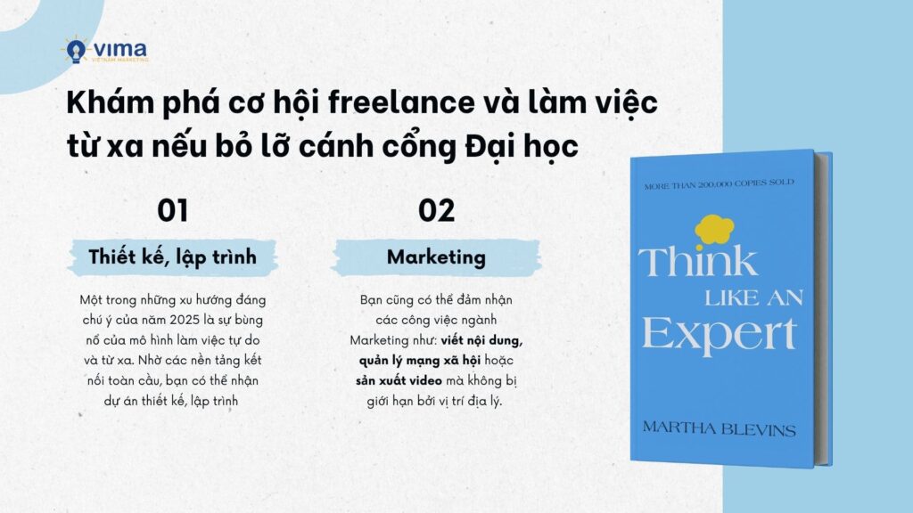 Hướng đến làm freelance và làm việc từ xa nếu bỏ lỡ cánh cổng Đại học