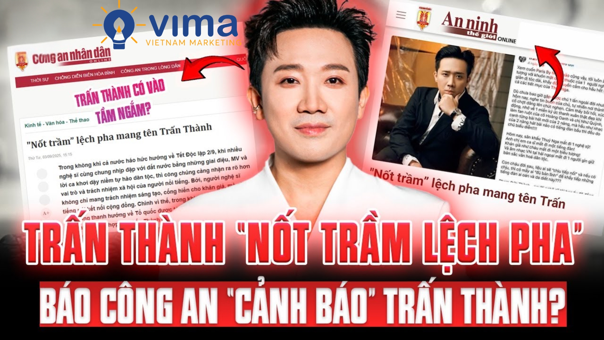 “Nốt trầm lệch pha” mang tên Trấn Thành và bài học đắt giá về Content Marketing