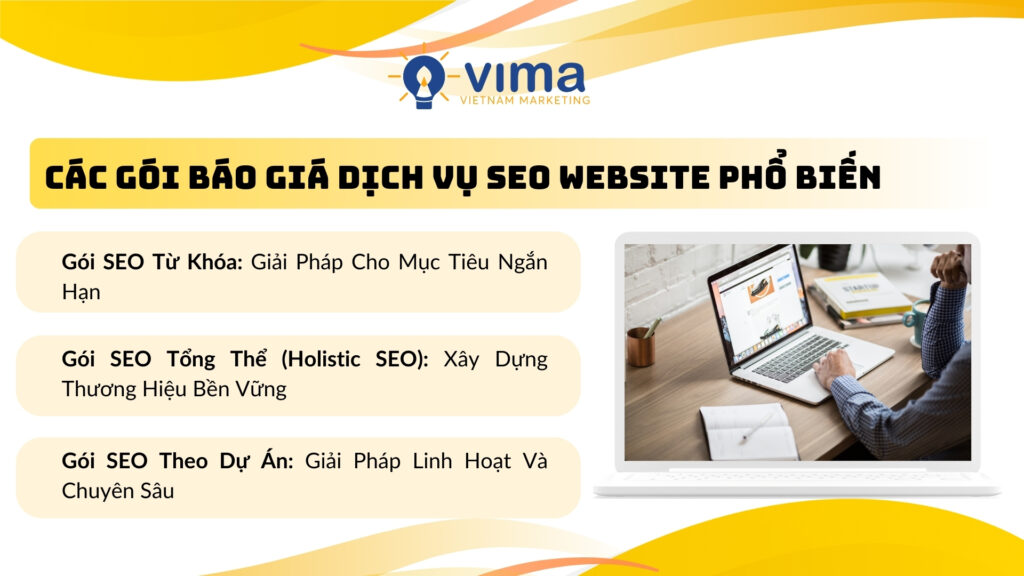 Các gói dịch vụ SEO website đa dạng, đáp ứng mục tiêu và ngân sách khác nhau.