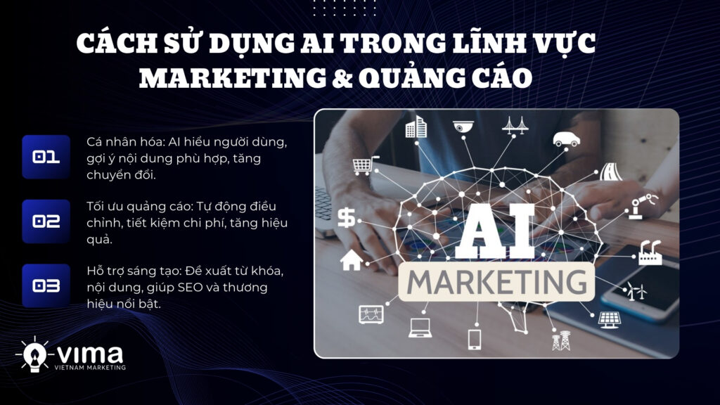 AI đang tái định nghĩa marketing hiện đại bằng cách nâng cao hiệu suất và thấu hiểu khách hàng sâu sắc.