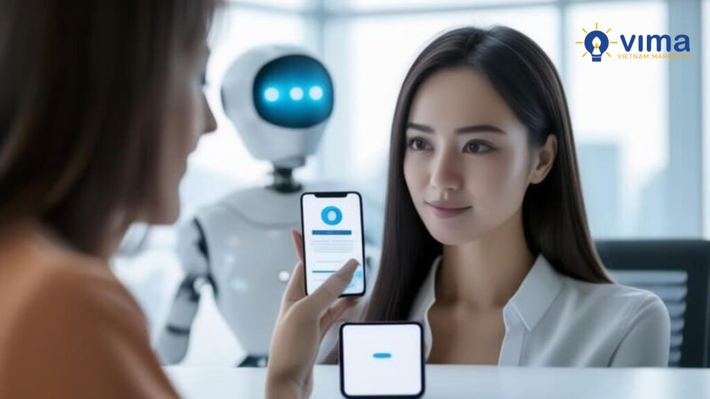 AI nâng tầm dịch vụ khách hàng: phản hồi nhanh, thấu hiểu cảm xúc, hỗ trợ nhân viên hiệu quả.