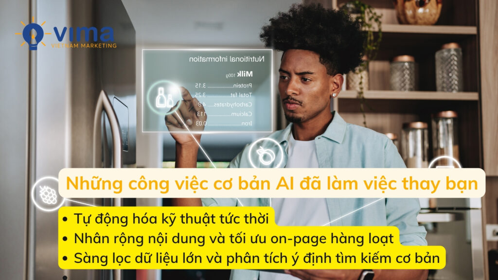 AI giải phóng SEO khỏi việc thủ công, giúp chuyên gia tập trung vào chiến lược.