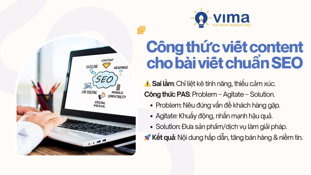 Công thức AIDA giúp bài viết SEO cuốn hút, giữ chân và thúc đẩy chuyển đổi.
