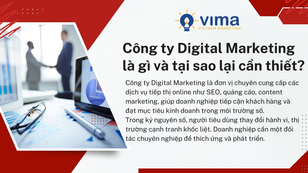 Công ty Digital Marketing là đối tác chiến lược giúp doanh nghiệp thích ứng và phát triển bền vững trong môi trường số.
