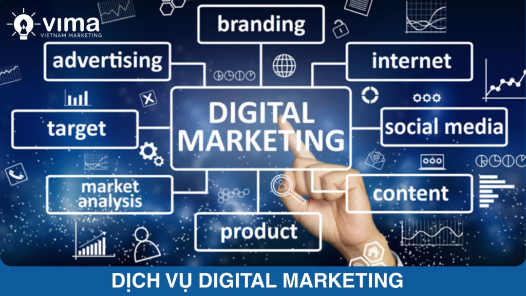 Dịch vụ digital marketing tổng thể giúp doanh nghiệp phối hợp các kênh để tăng hiệu quả, xây dựng thương hiệu và tối ưu chi phí.