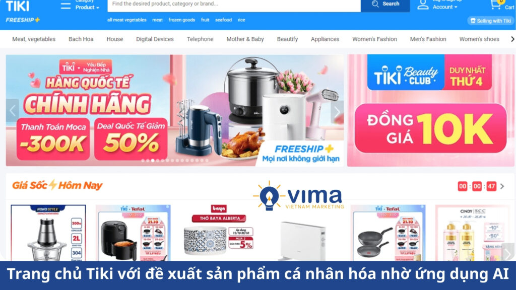 Tiki ứng dụng công nghệ để cá nhân hóa trải nghiệm, tối ưu chi phí và nâng cao lợi thế cạnh tranh bán lẻ.