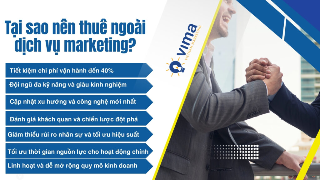 Thuê ngoài marketing là giải pháp tối ưu giúp doanh nghiệp phát triển bền vững và hiệu quả hơn.