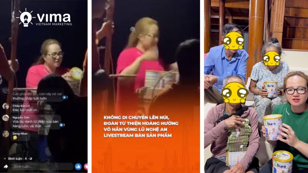 Từ thiện vùng lũ hay “tour bán hàng ngụy trang”