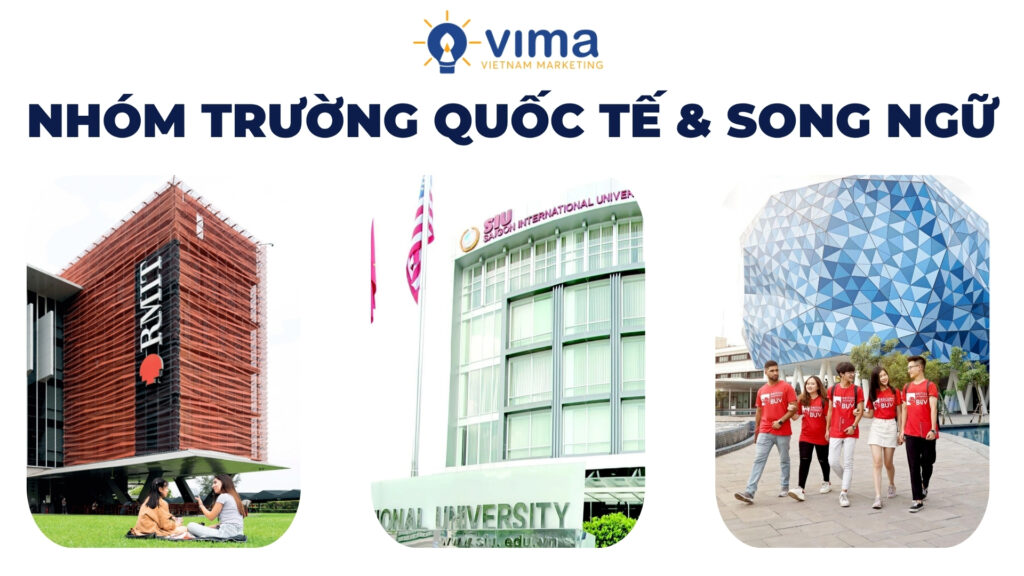 Nhóm Quốc tế & Song ngữ đào tạo chuẩn toàn cầu, hướng đến sự nghiệp marketing quốc tế.