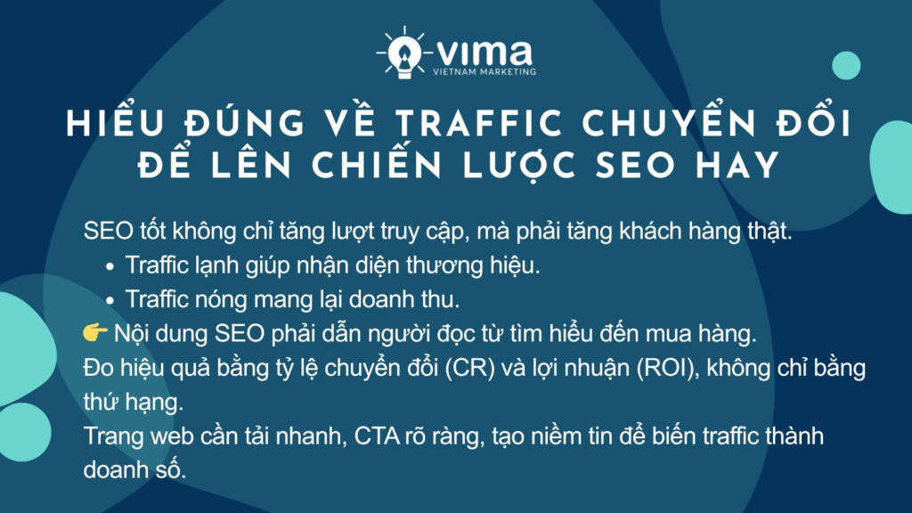 SEO hiệu quả là biến lượt truy cập thành khách hàng và doanh thu thực.