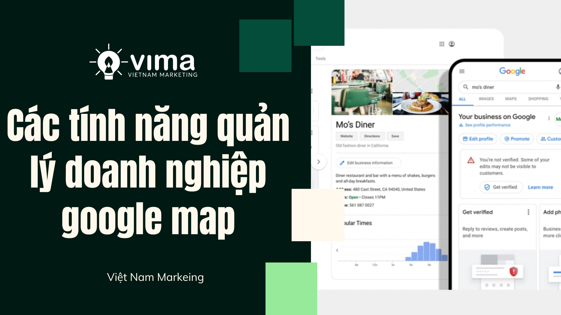 quản lý doanh nghiệp google map