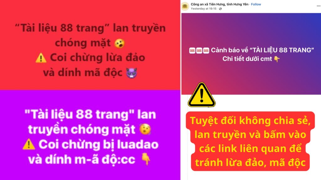 Click nhầm link 88 trang có thể khiến bạn mất dữ liệu và tài khoản