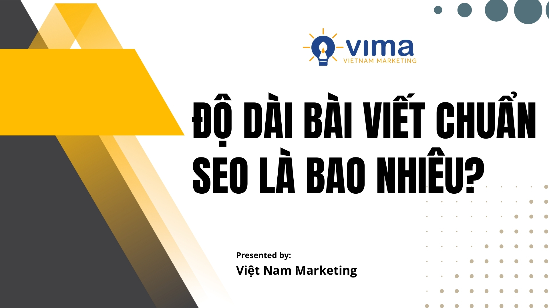 độ dài bài viết chuẩn seo
