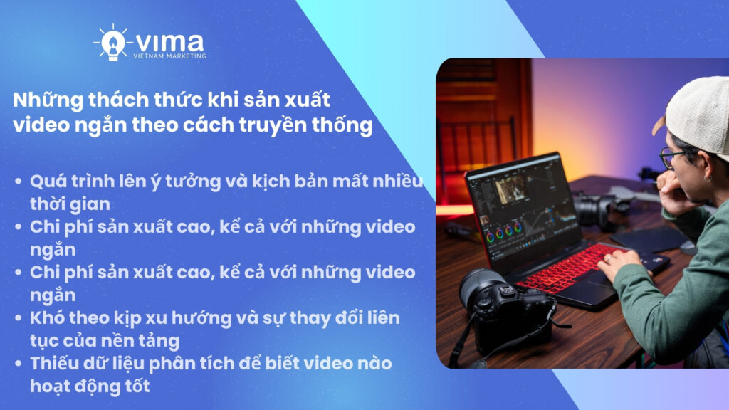 Nhờ AI, việc làm các video ngắn trở nên dễ dàng hơn, bớt tốn kém chi phí quay dựng, nhân viên,...