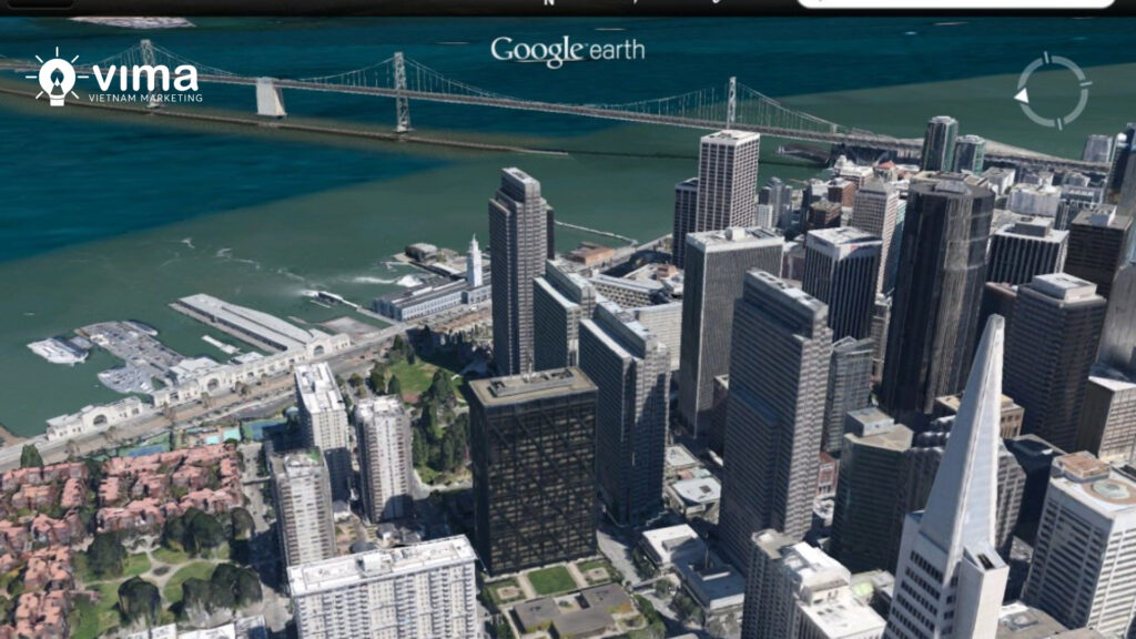 Chế độ 3D giúp quan sát không gian thực tế, đánh giá vị trí và bối cảnh xung quanh chính xác hơn.