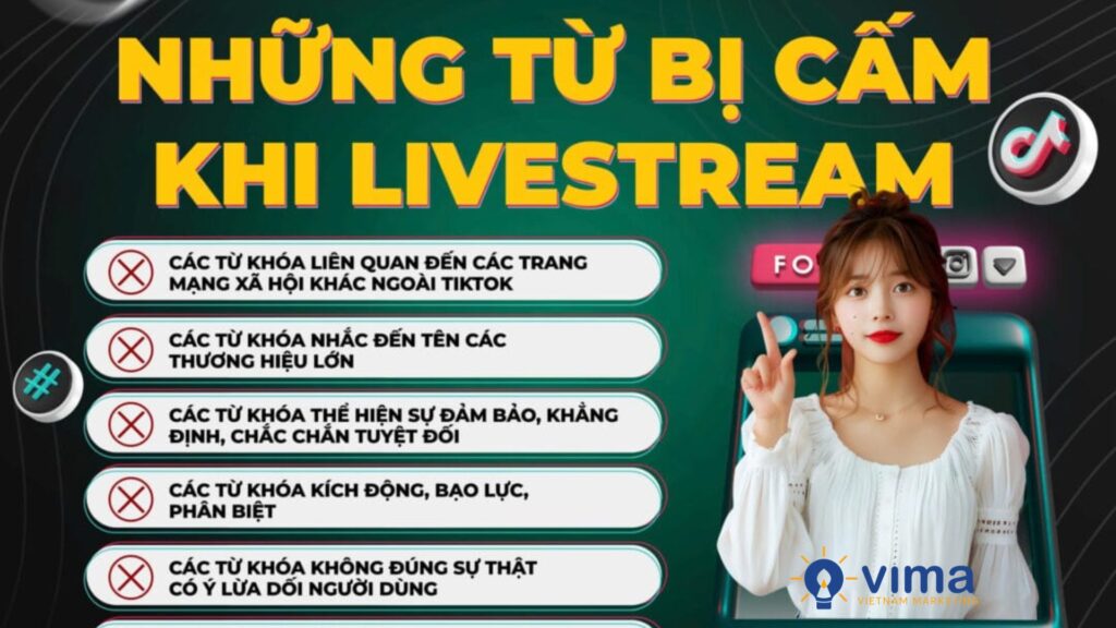 Sai lầm livestream TikTok đến từ thiếu kịch bản, bán gượng ép, ít tương tác và không phân tích.