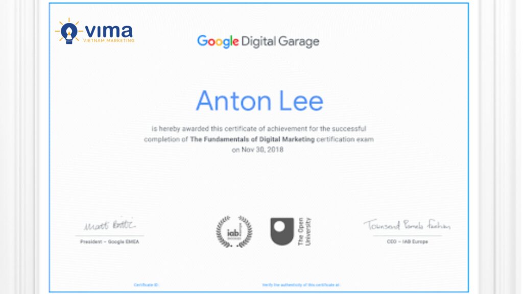 Google Digital Garage giúp người mới nắm vững nền tảng Digital Marketing chuẩn quốc tế.