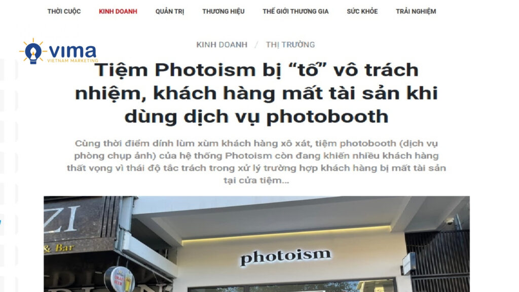 Khủng hoảng Photoism minh chứng sự cố nhỏ bùng nổ vì quản trị nội bộ yếu và phản ứng chậm, thiếu minh bạch của thương hiệu.