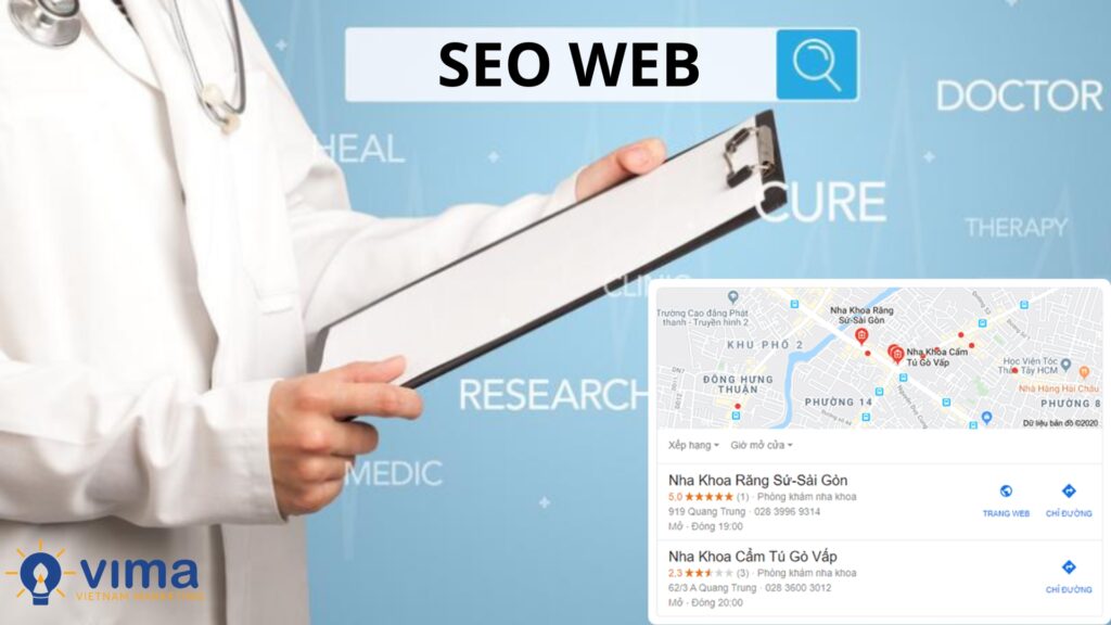 Tối ưu SEO giúp phòng khám xuất hiện nổi bật và tạo dựng niềm tin bền vững