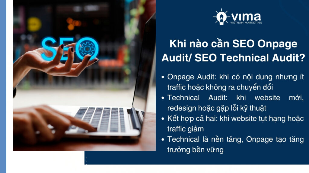 SEO hiệu quả bắt đầu từ việc tối ưu ký thuật đúng thứ website đang cần.